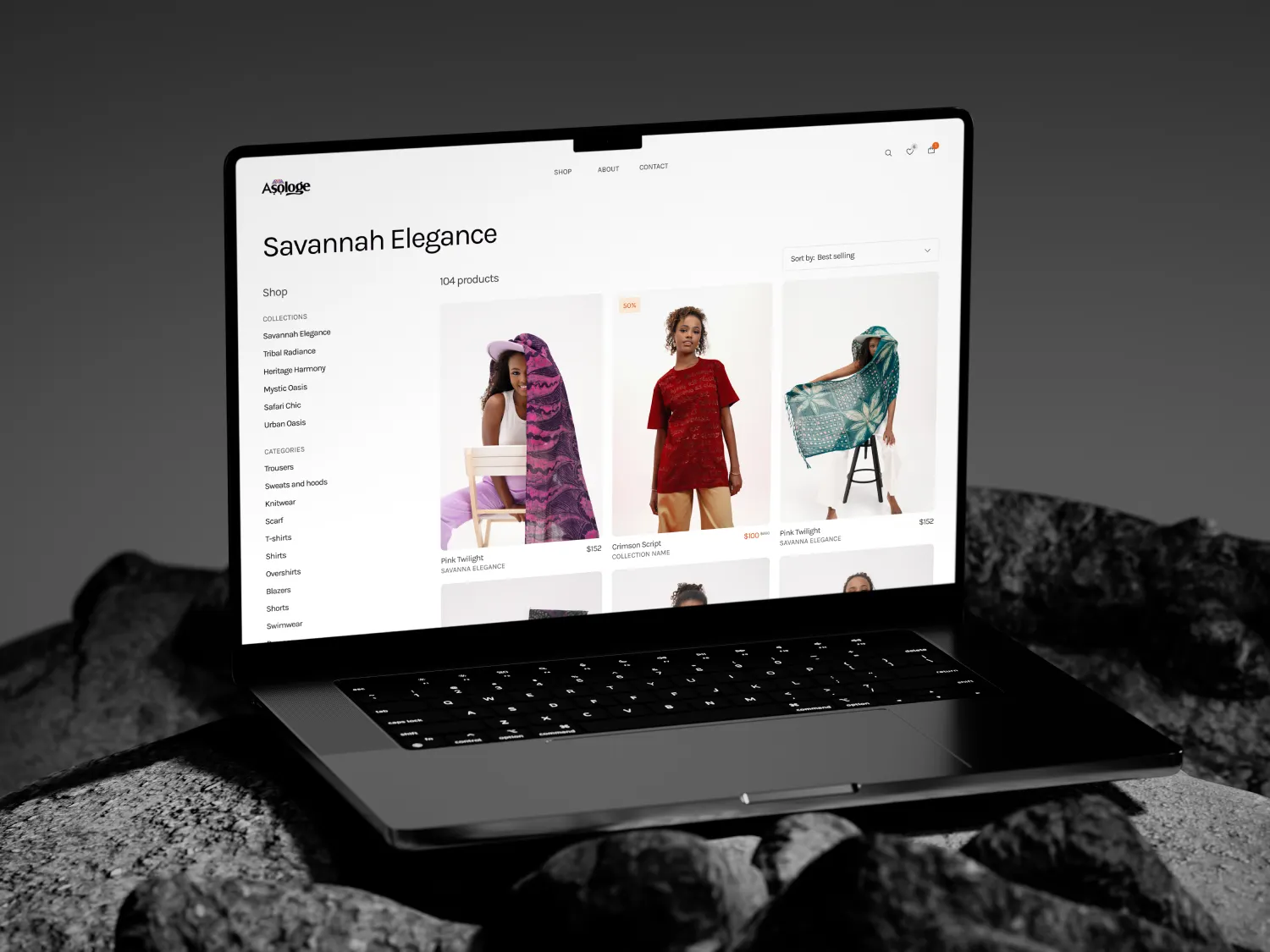 Site e-commerce adapté au SEO.